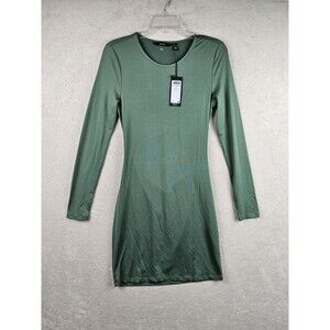 Vero Moda Bianca Long Sleeve Open Back Mini Dress Size S